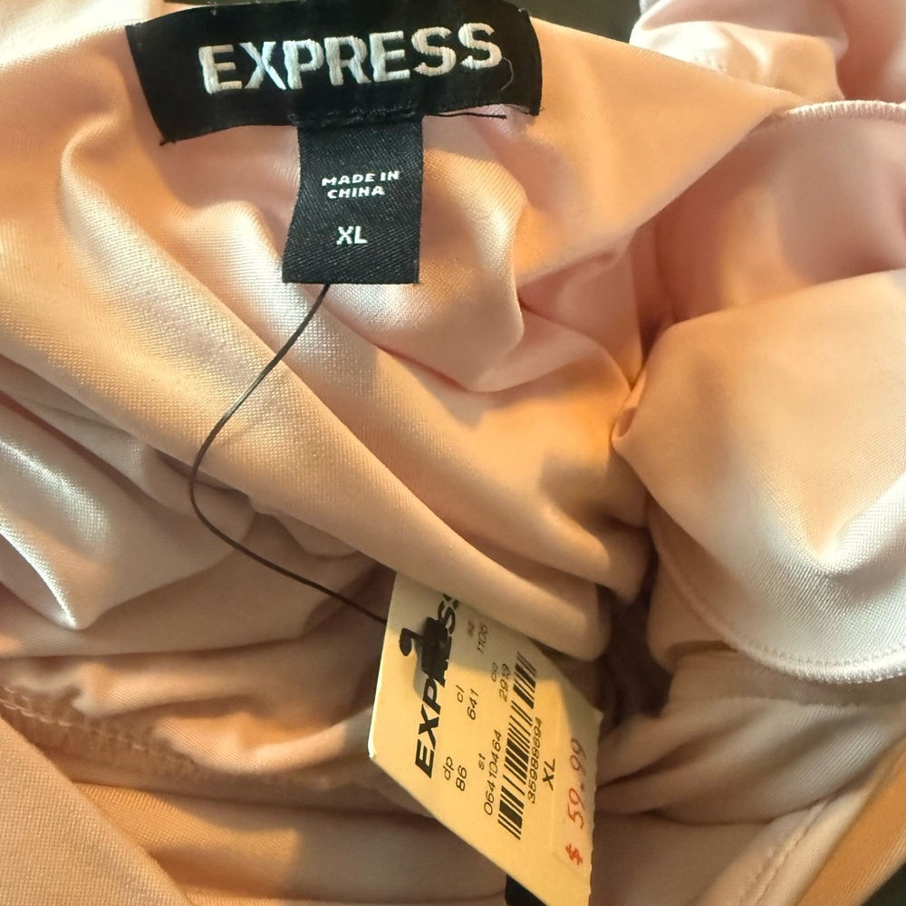 Express Gray Asymmetrical Ruffled Camisole - Picture 5 of 5